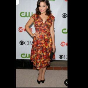 Trashy Diva 1940s warm water colors dress